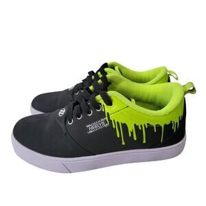 Heelys Size 7 Pro 20 Black Neon Green Sneakers Roller Shoes